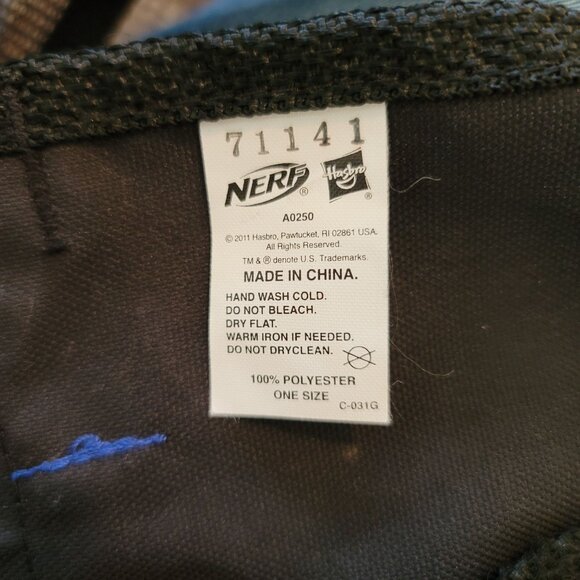 Nerf N-Strike Elite Tactical Vest For Kids Adjustable Fit Black & Blue jj3601 - Picture 8 of 8